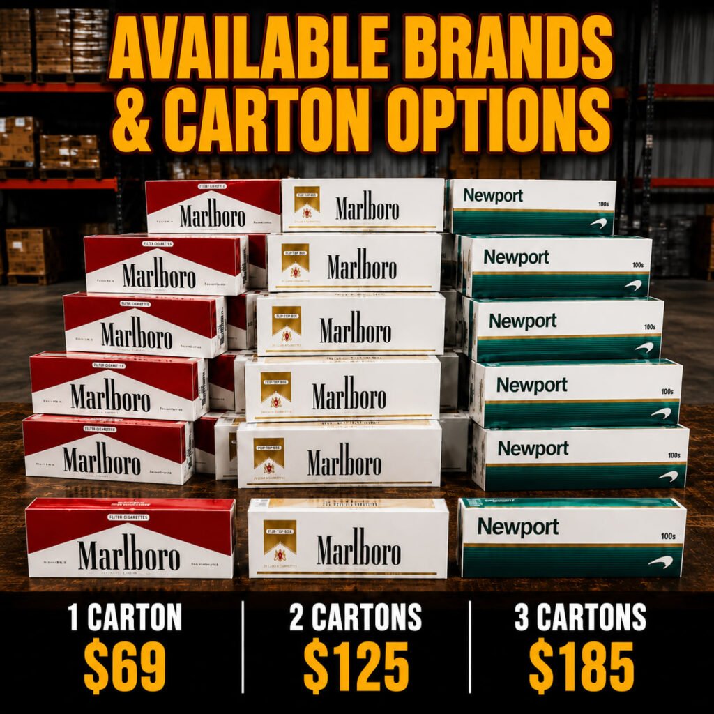 Marlboro and Newport combo meals one carton each