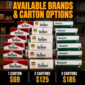 Marlboro and Newport combo meals one carton each